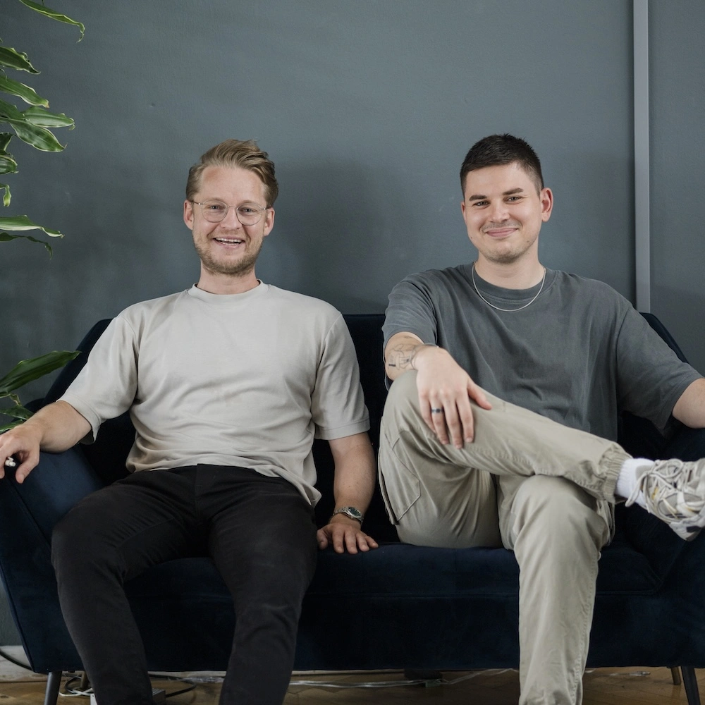 Lennart and Nik, founders of delday