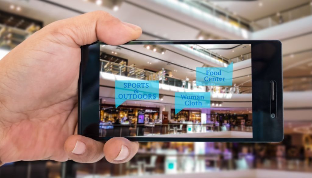 shopping en réalité augmentée