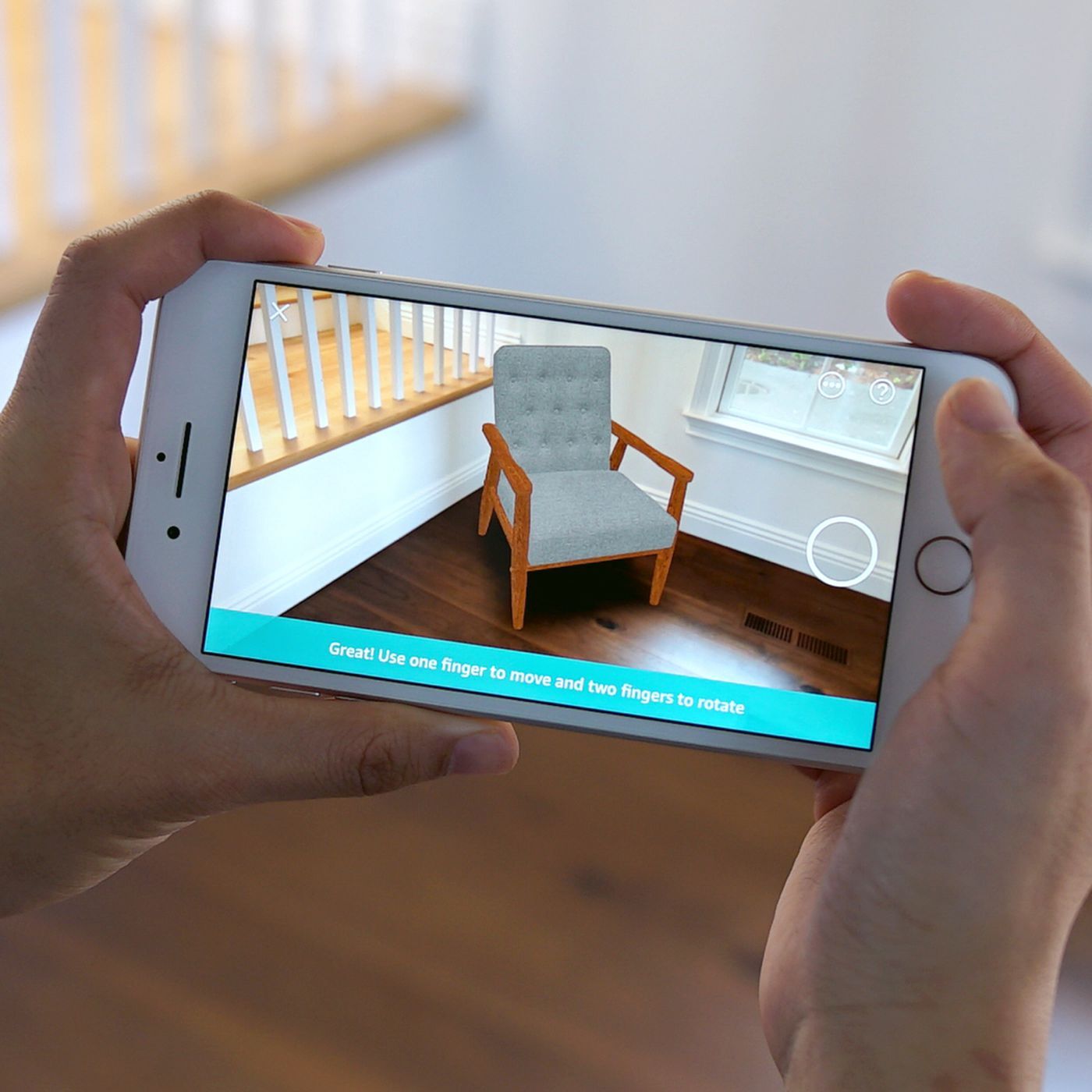 caise en réalité augmentée