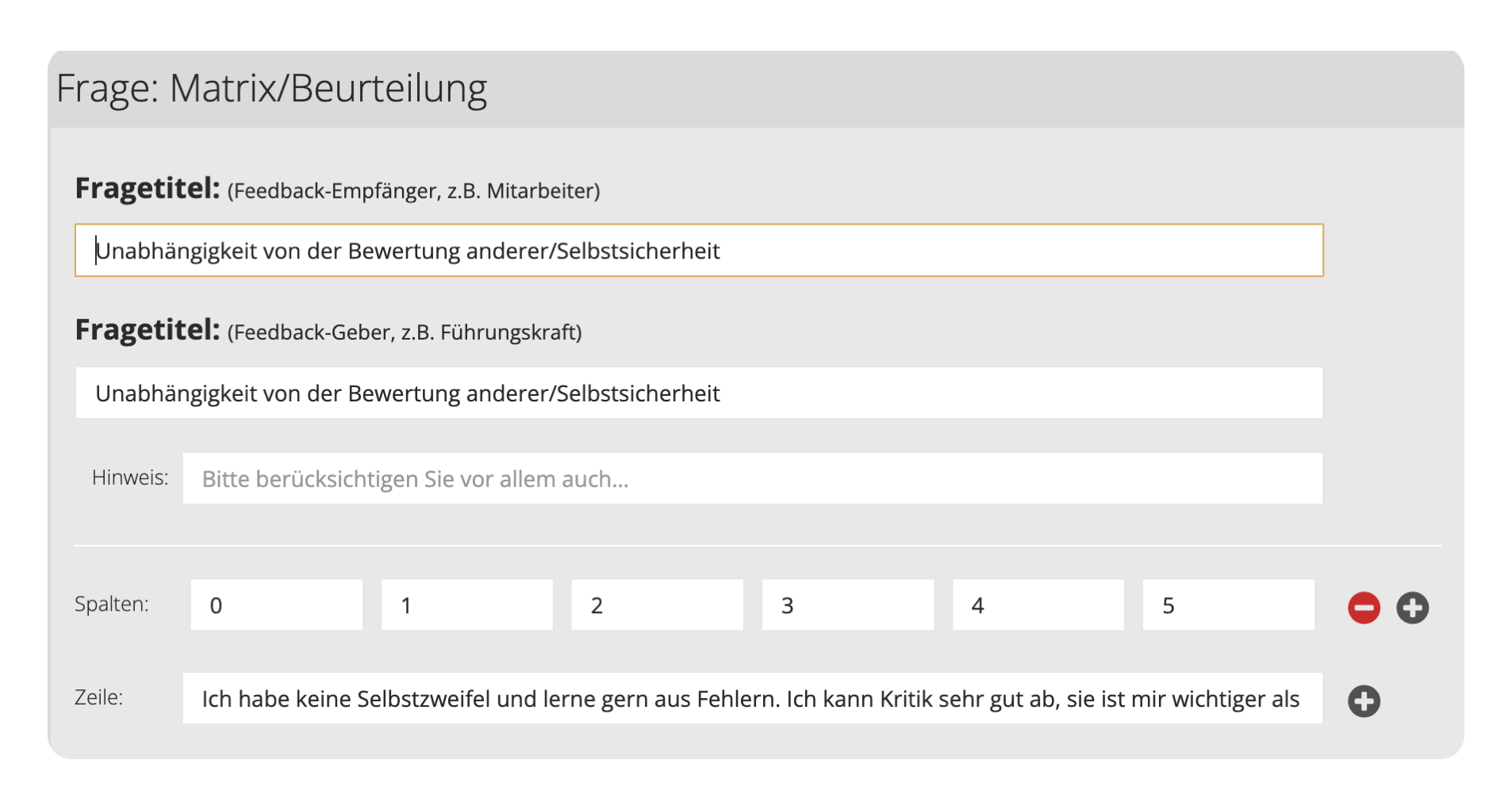 Screenshot aus easyreview