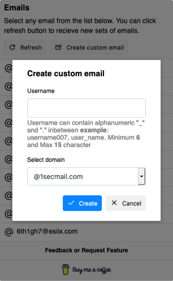 custom email